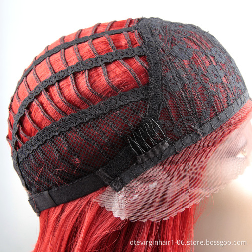 2021 High Temperature Fiber Silky Ladies Synthetic Wig Synthetic Bob Lace Front Wig Heat Resistant Synthetic Hair Wigs